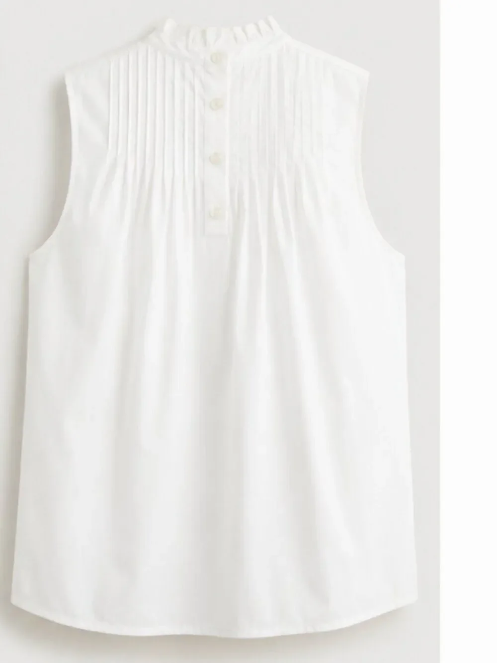 J.Crew Pintuck Cotton Poplin Top‎ — Size M - NWT